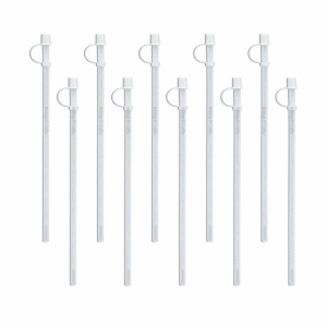 11" Flexible Straws for Whirley Hospital Mugs (10)