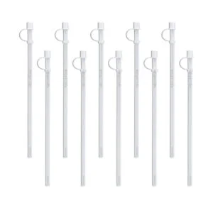 11" Flexible Straws for Whirley Hospital Mugs (10)