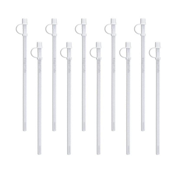 11" Flexible Straws for Whirley Hospital Mugs (10)