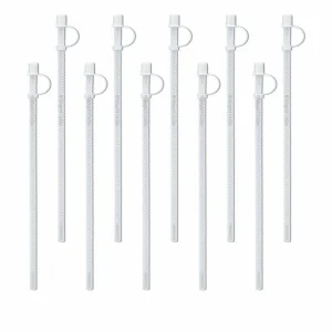 13" Flexible Straws for Whirley Hospital Mugs (10)