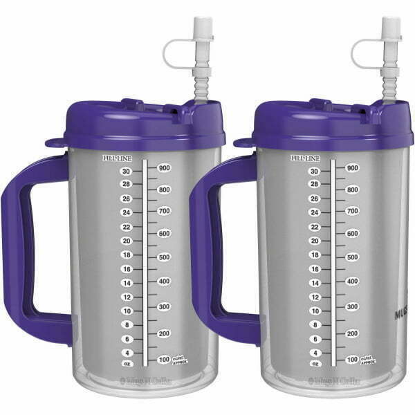 32 oz Double Walled Car Mug Purple