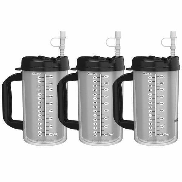 32 oz Double Walled Car Mug Black