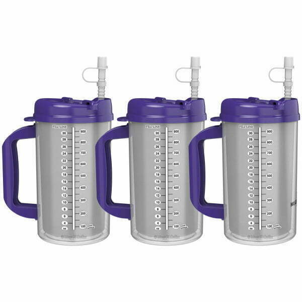 32 oz Double Walled Car Mug Purple