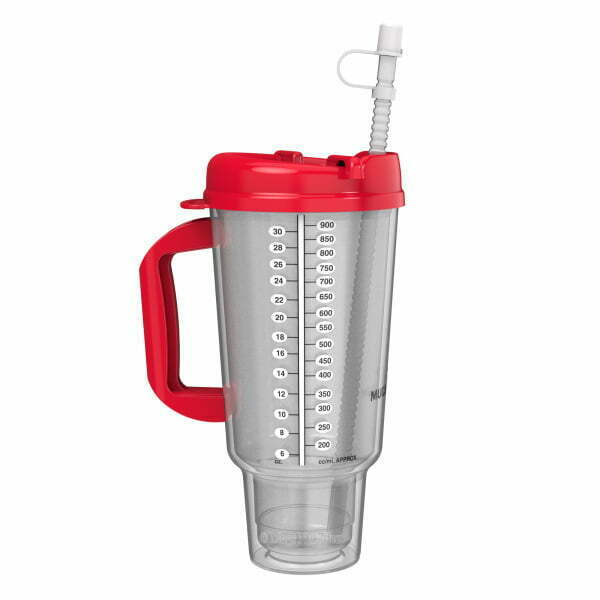 Double Wall Insulated Car Travel Mug 32 oz Red