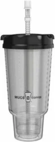 32 oz Double Walled Car Mug Black