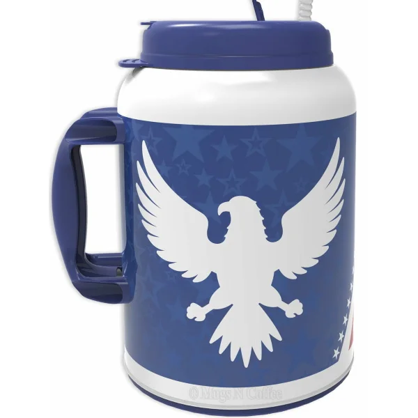 100 oz We The People Double Wall Foam Insulated Mug