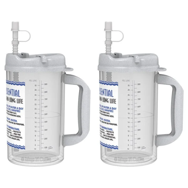 32 oz Water Essential Mug with Granite Lid and Handle