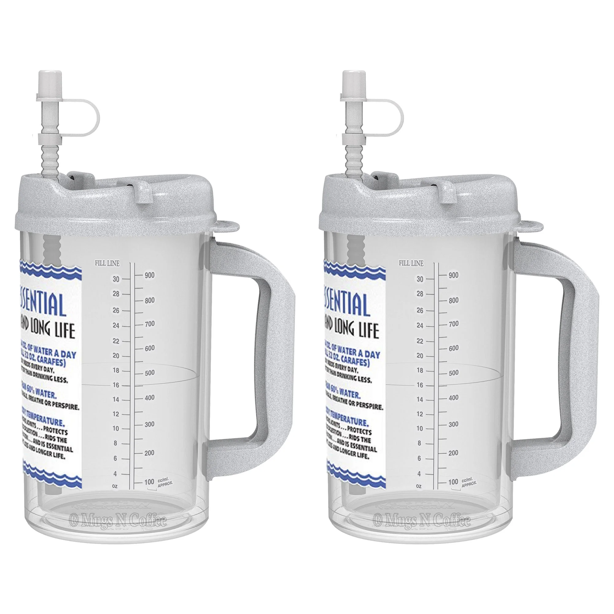32 oz Water Essential Mug with Granite Lid and Handle