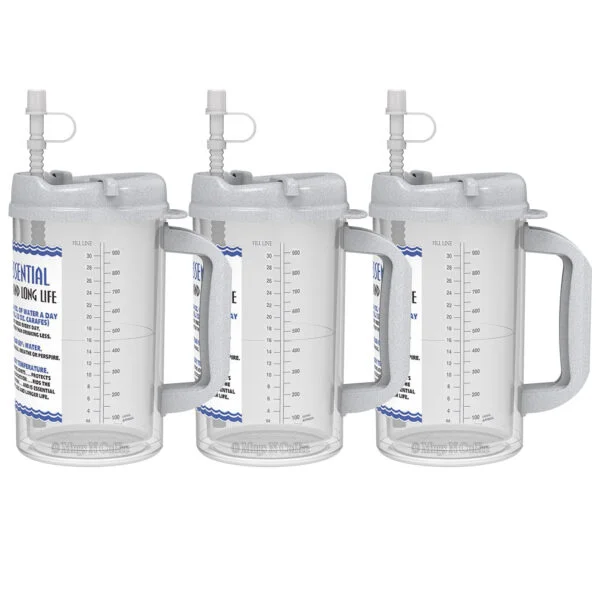 32 oz Water Essential Mug with Granite Lid and Handle