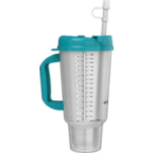 Double Wall Insulated Car Travel Mug 32 oz teal